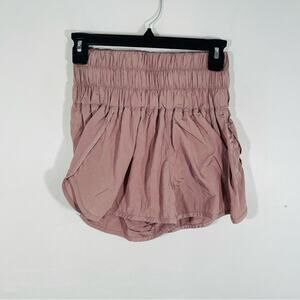 Free People Movement The way Home Mauve Purple High Rise Athletic Shorts Small